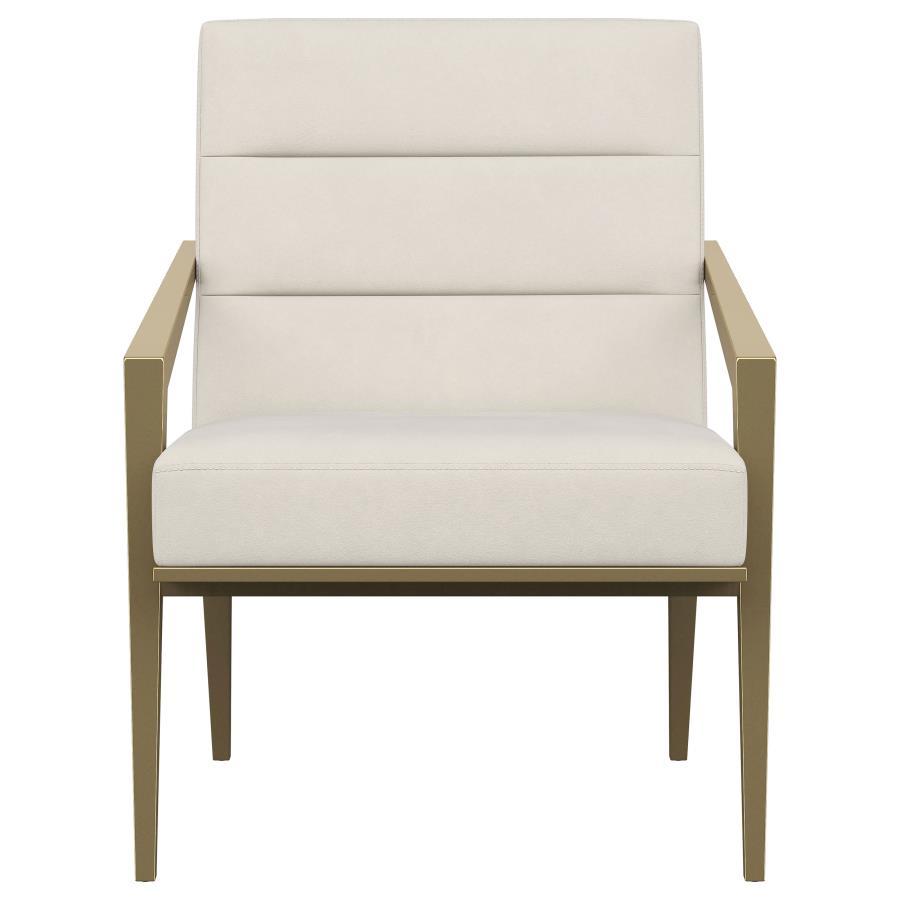 Kirra - Upholstered Metal Arm Accent Chair by Coaster Fine Furniture | Bel Furniture