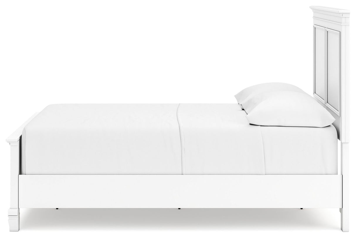 Fortman - Full Panel Bed - White