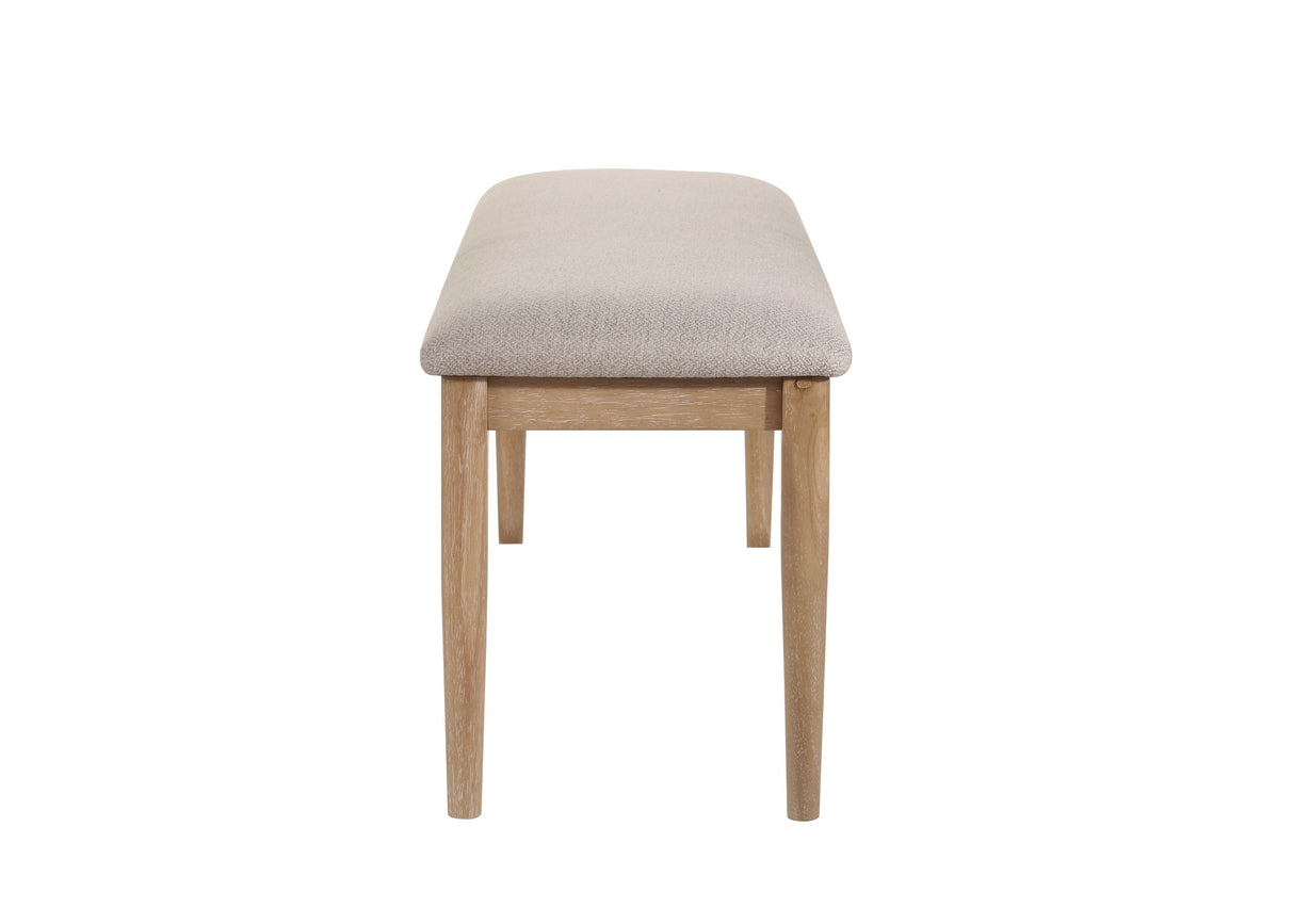 Arden - Bench - Light Brown / Gray by Crown Mark | Bel Furniture