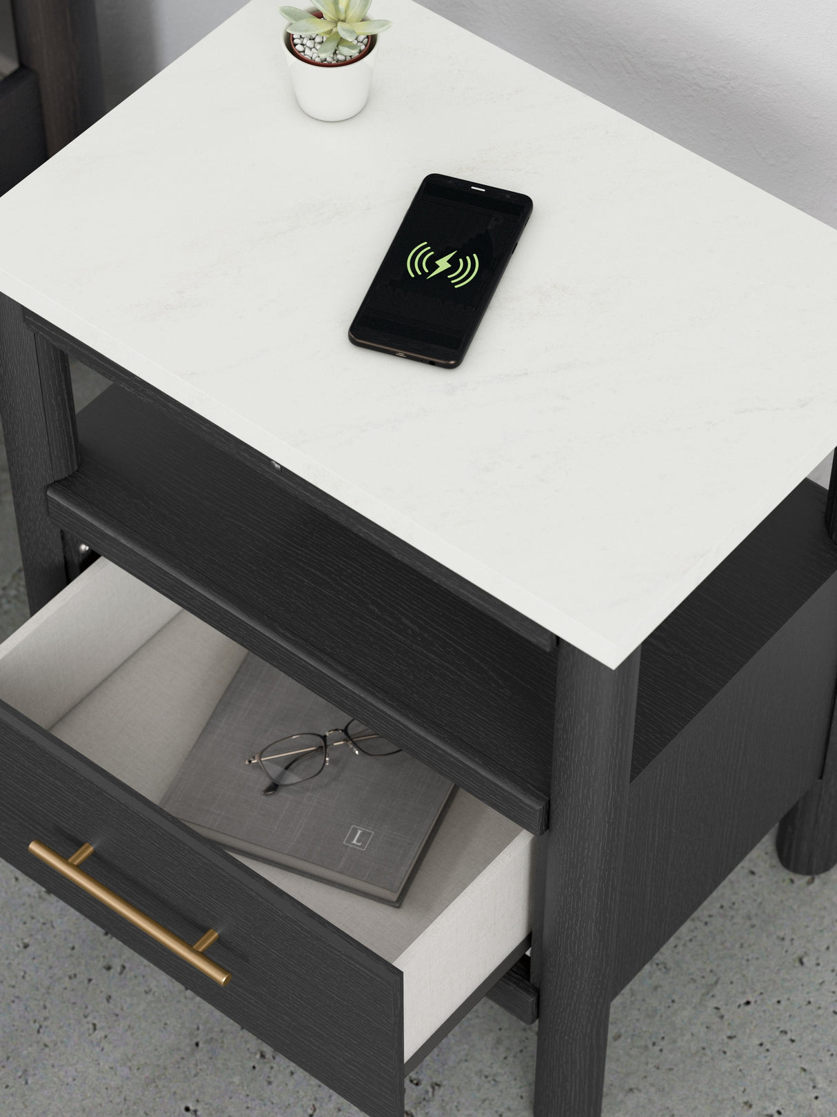Cadmori - One Drawer Night Stand by Signature Design by Ashley® | Bel Furniture