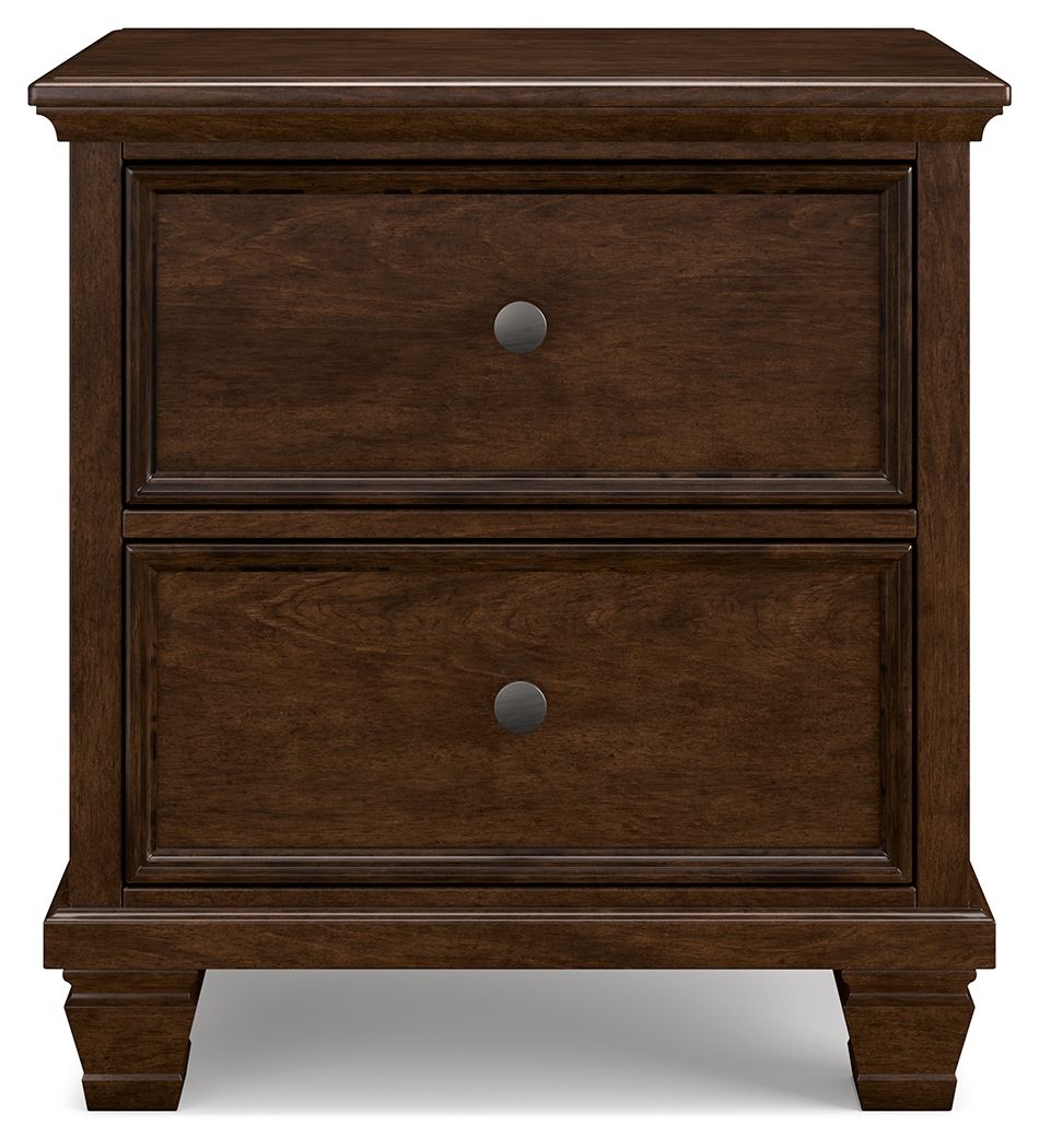 Danabrin - Brown - Two Drawer Nightstand by Signature Design by Ashley® | Bel Furniture