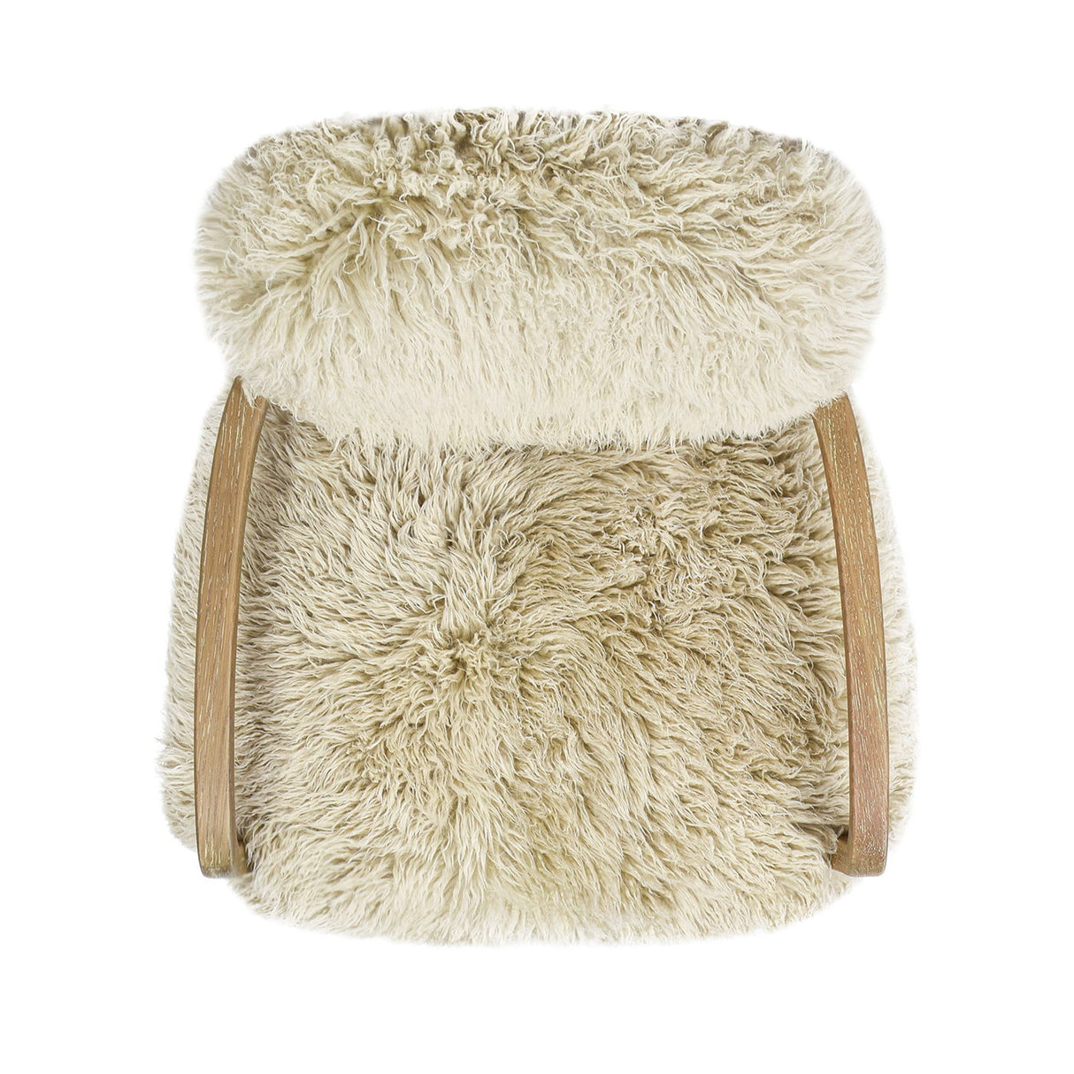Enchante - New Zealand Sheepskin Accent Arm Chair - Taupe / Natural by Jennifer Taylor Home | Bel Furniture