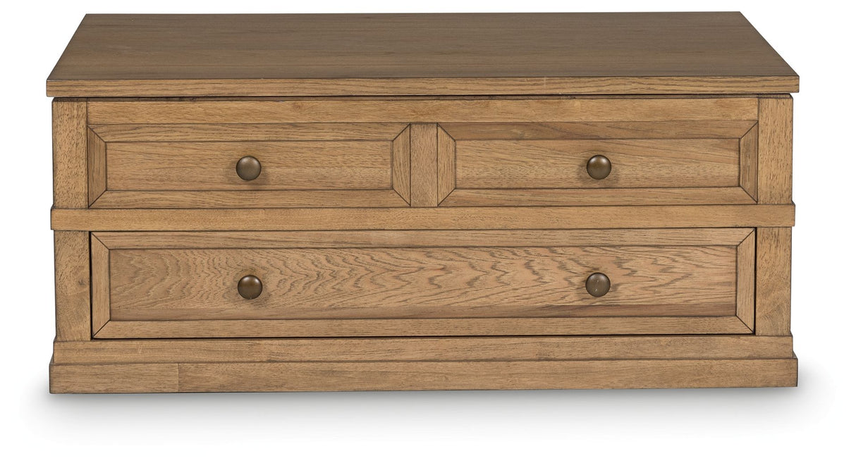 Sharlance - Light Brown - Lift Top Cocktail Table by Signature Design by Ashley® | Bel Furniture