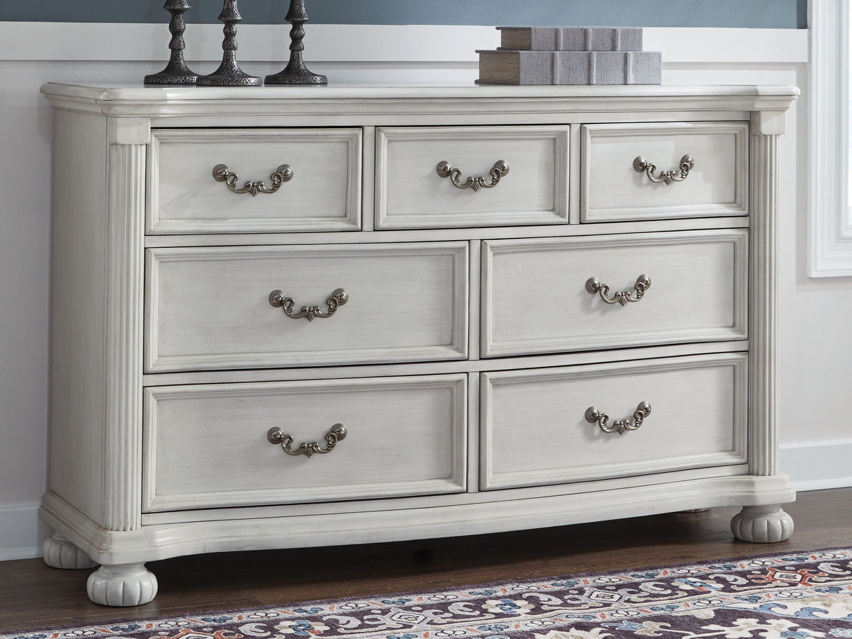 Montelaine - Antique White - Dresser by Benchcraft® | Bel Furniture