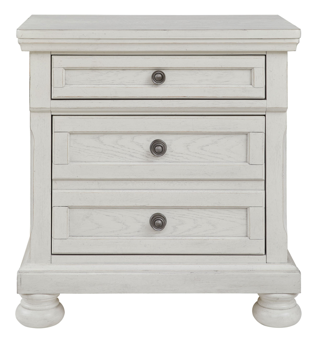 Robbinsdale - Antique White - Two Drawer Night Stand by Signature Design by Ashley® | Bel Furniture