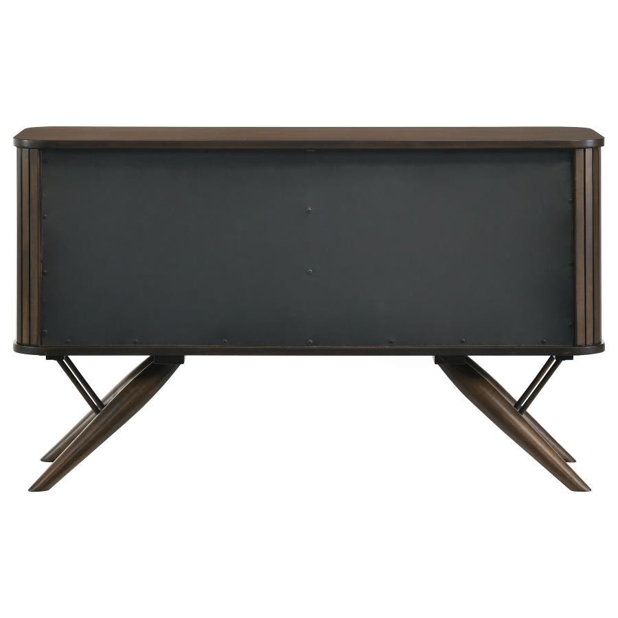 Wes - 2 Door Sideboard Buffet Storage Cabinet - Dark Walnut by CoasterEssence | Bel Furniture