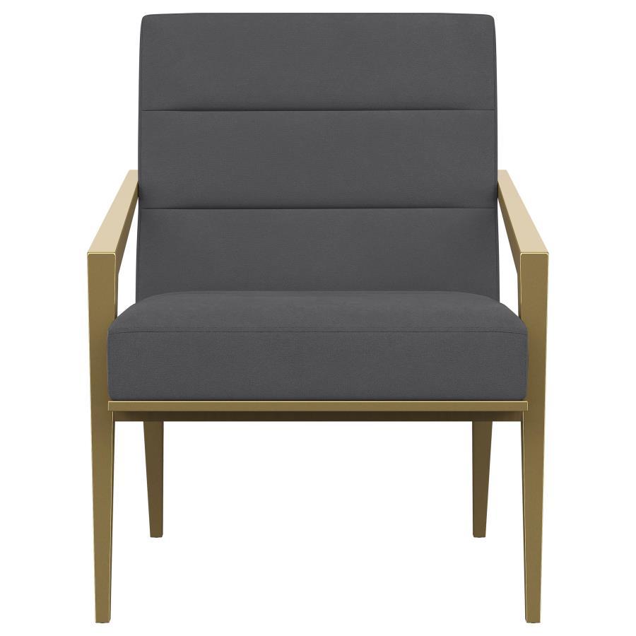 Kirra - Upholstered Metal Arm Accent Chair by Coaster Fine Furniture | Bel Furniture