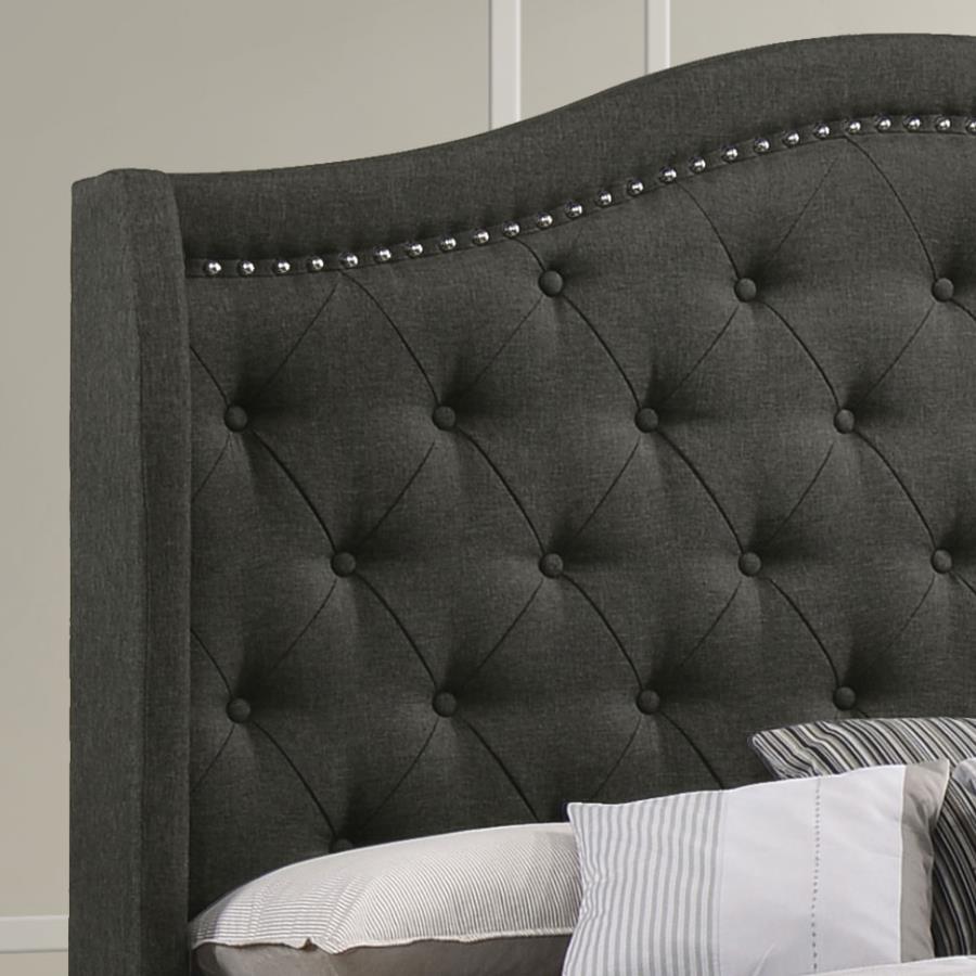 Sonoma - Upholstered Wingback Bed by CoasterEssence | Bel Furniture