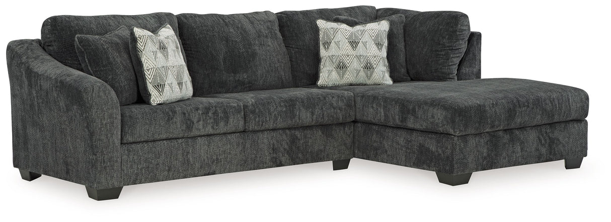 Biddeford -Sectional Black by Signature Design by Ashley® | Bel Furniture