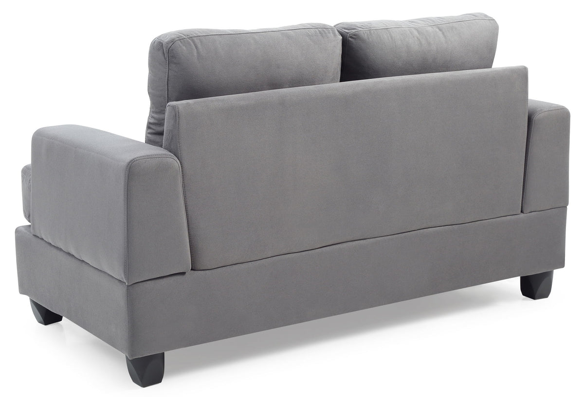 Stylish Transitional Loveseat For Two