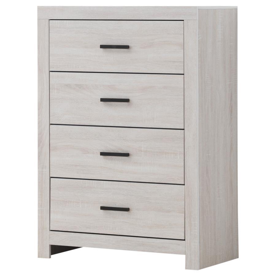 Brantford - 4-Drawer Bedroom Chest by CoasterEveryday | Bel Furniture