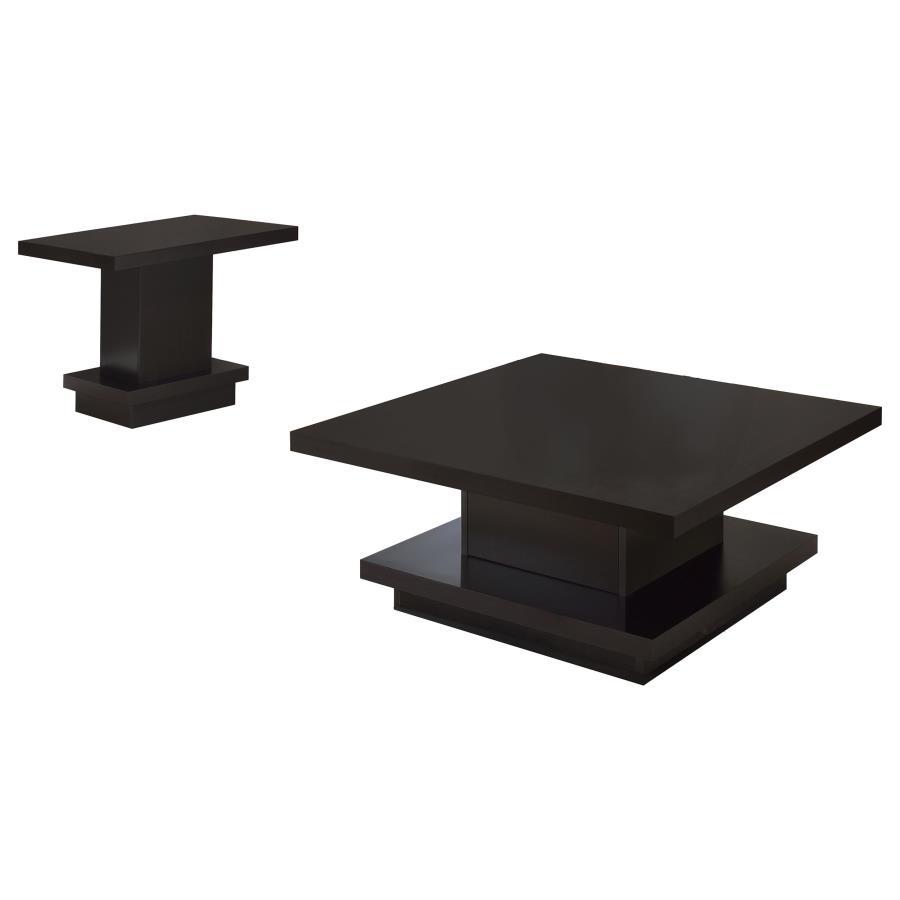 Reston - Square Coffee Table Set by Coaster Fine Furniture | Bel Furniture