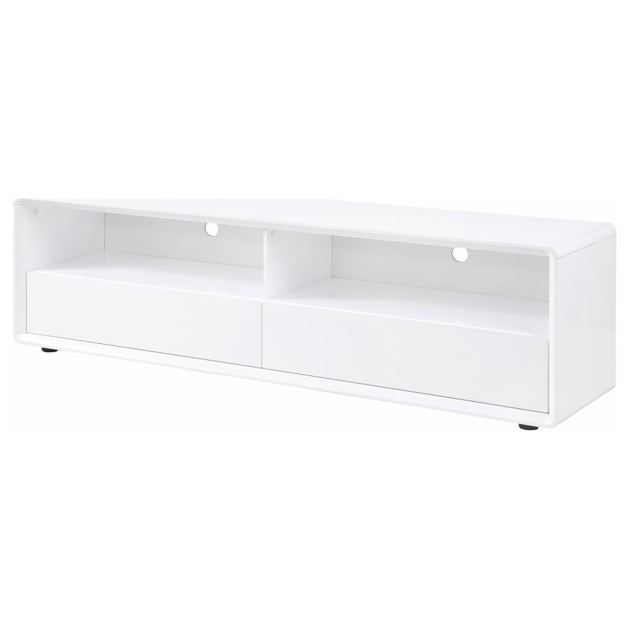 Ellice - TV Stand Media Console - White by Coaster Fine Furniture | Bel Furniture