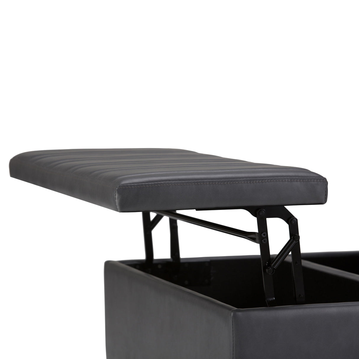 Ellis - Coffee Table Storage Ottoman Contemporary Design