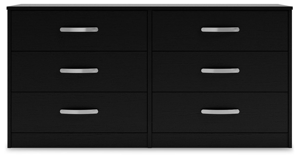 Finch - Six Drawer Dresser - Black