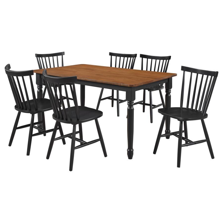 Hollyoak - Rectangular Dining Set by Coaster Fine Furniture | Bel Furniture