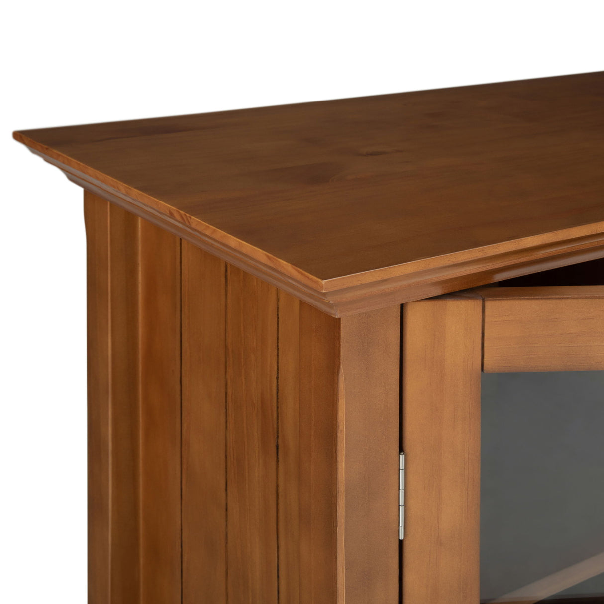 Acadian - Medium Storage Cabinet, Handcrafted by Simpli-Home | Bel Furniture