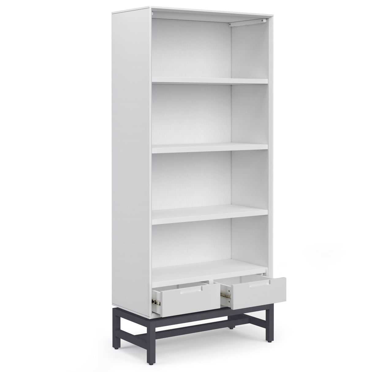 Banting - Mid Century Handcrafted Bookcase by Simpli-Home | Bel Furniture