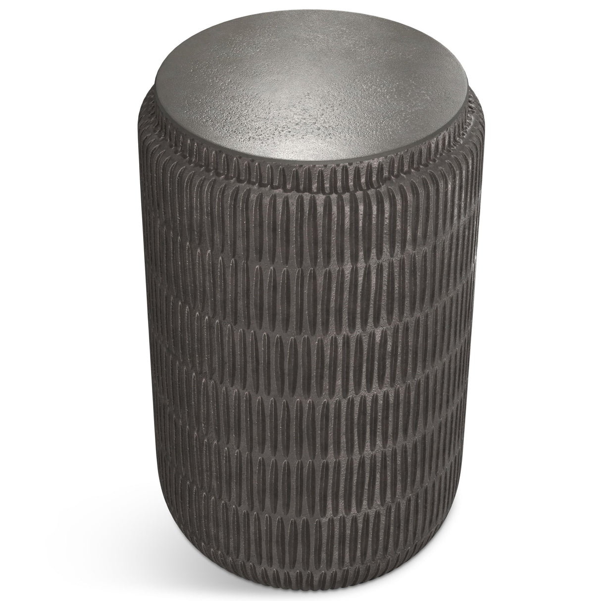 Juno - Cast Aluminum Side Table - Black by Simpli-Home | Bel Furniture