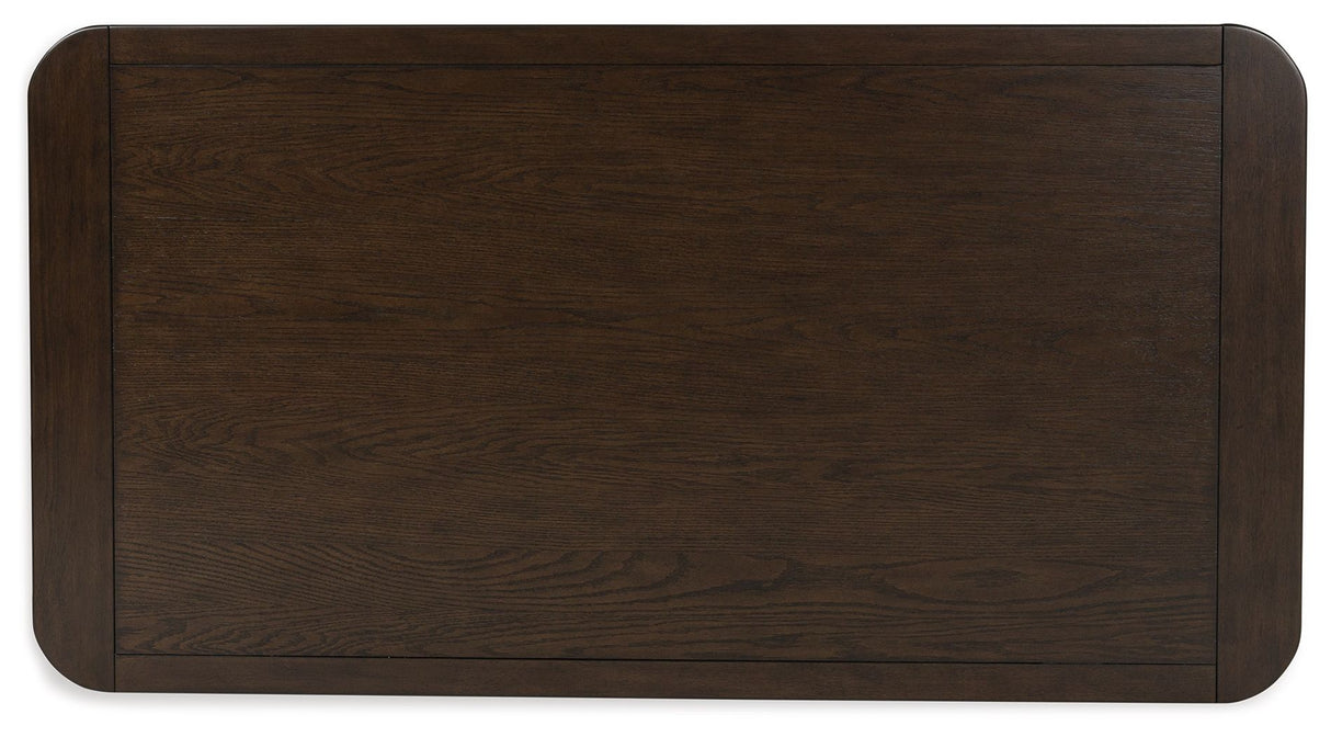 Breckington - Dark Brown - Rectangular Cocktail Table by Signature Design by Ashley® | Bel Furniture