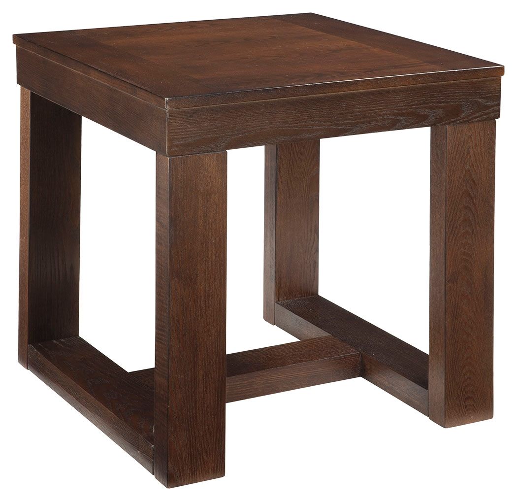Watson - Dark Brown - Square End Table by Signature Design by Ashley® | Bel Furniture