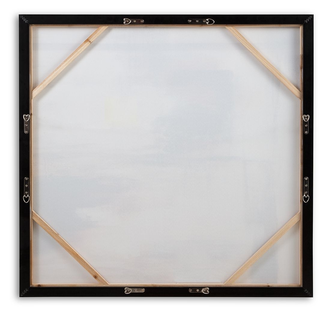 Pigeonford - White / Teal / Gold - Wall Art by Signature Design by Ashley® | Bel Furniture