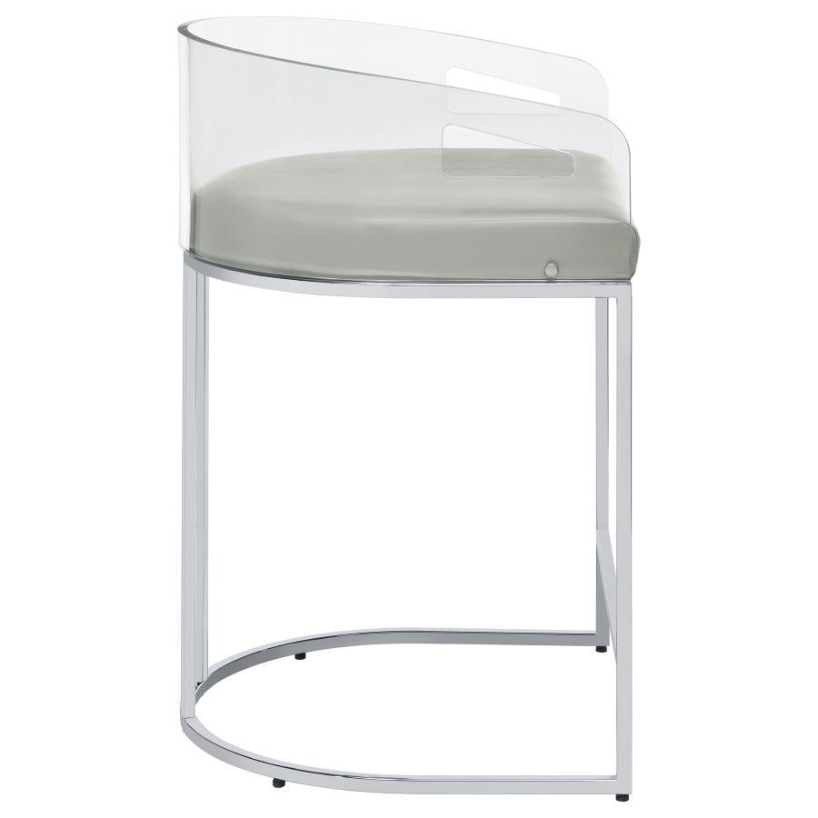 Thermosolis - Clear Acrylic Chair (Set of 2) by CoasterElevations | Bel Furniture