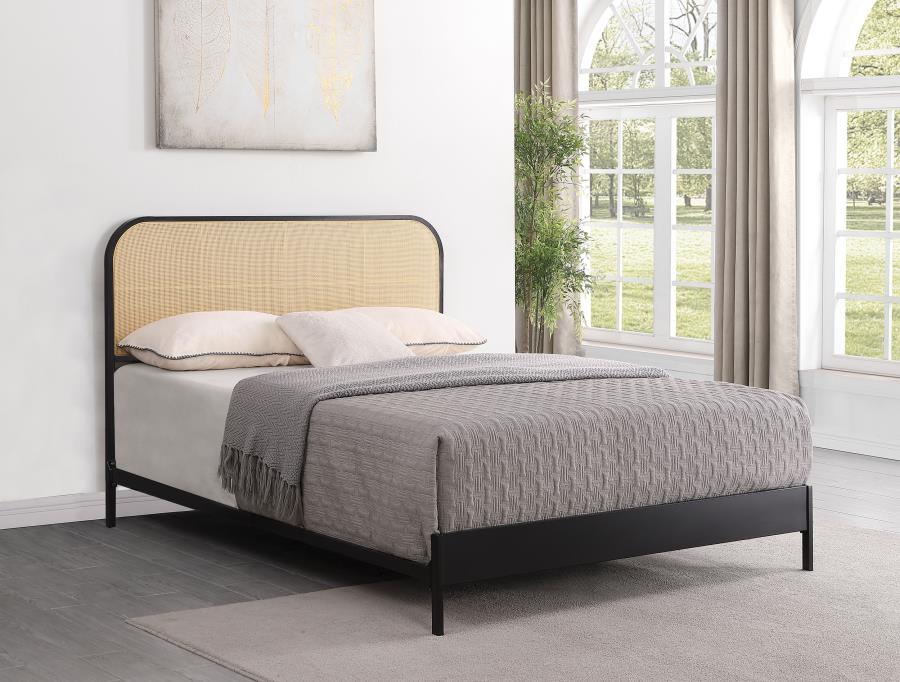 Amherst - Radio Weave Rattan Metal Bed by Coaster Fine Furniture | Bel Furniture