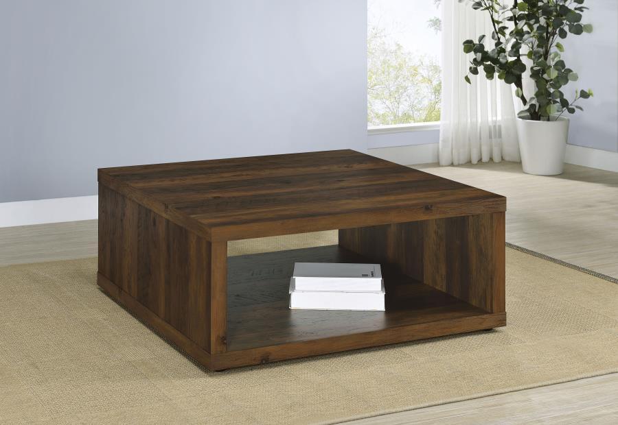 Frisco - Square Engineered Wood Coffee Table by CoasterEveryday | Bel Furniture