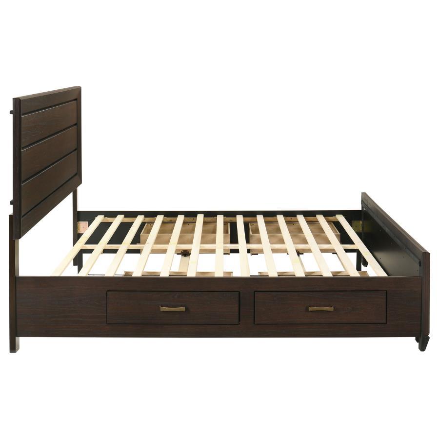 Kauffman - Wood Storage Panel Bed by CoasterEveryday | Bel Furniture