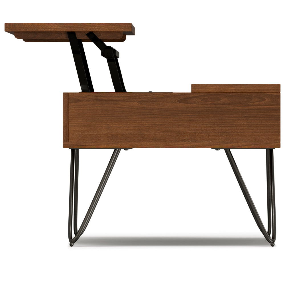 Hunter - Handcrafted Lift Top Coffee Table by Simpli-Home | Bel Furniture