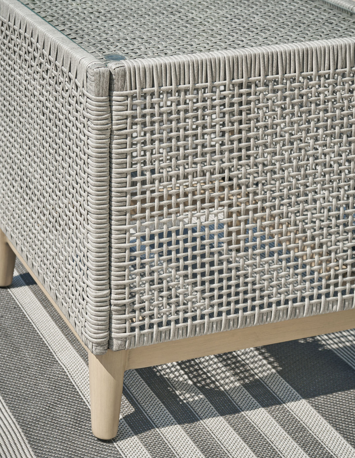 Seton Creek - Gray - Square End Table by Signature Design by Ashley® | Bel Furniture