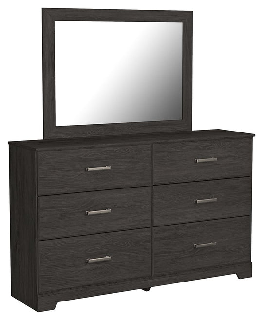 Belachime - Dresser Black Dresser & Mirror by Signature Design by Ashley® | Bel Furniture