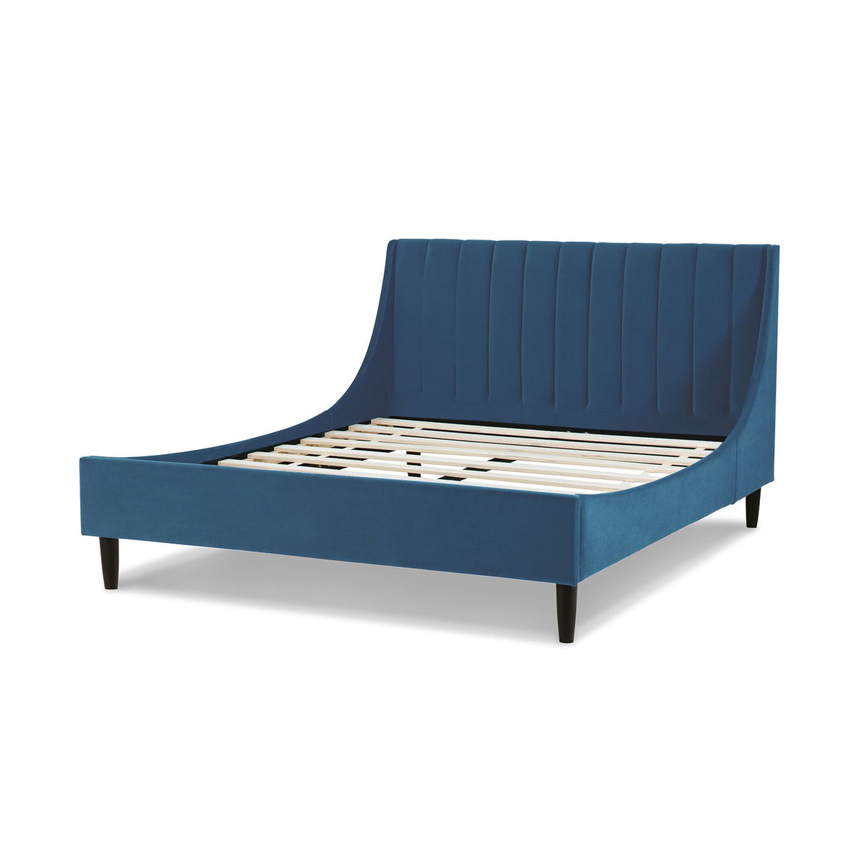 Aspen - Vertical Tufted Modern Headboard Platform Bed Set