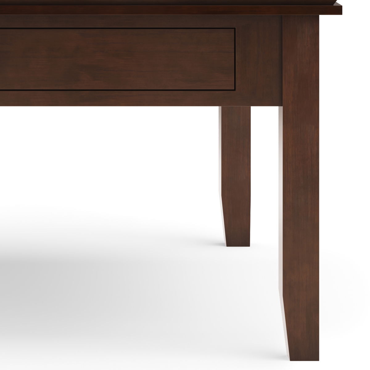 Artisan - Square Coffee Table - Russet Brown by Simpli-Home | Bel Furniture