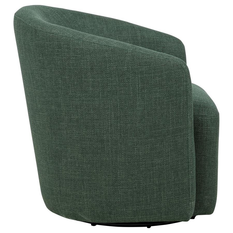 Mossbrook - Fabric Upholstered Swivel Accent Chair