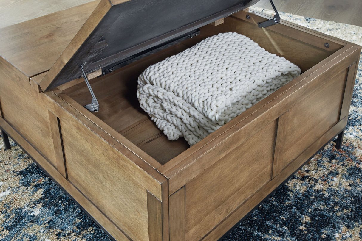 Torlanta - Brown - Lift Top Cocktail Table by Signature Design by Ashley® | Bel Furniture