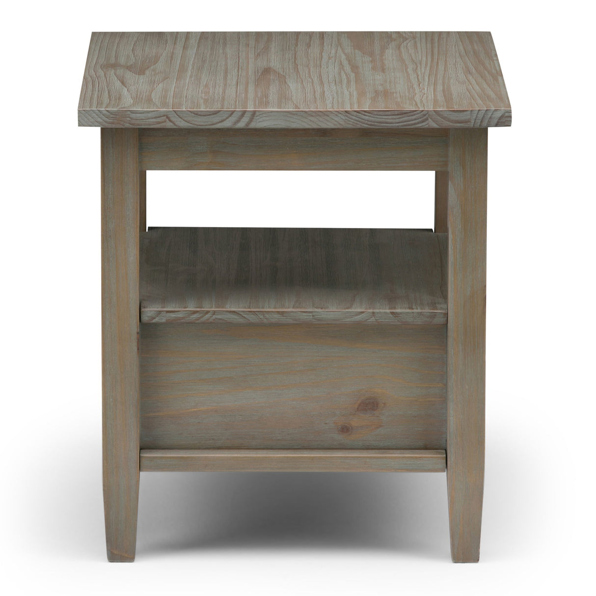 Warm Shaker - End Table - Distressed Gray by Simpli-Home | Bel Furniture