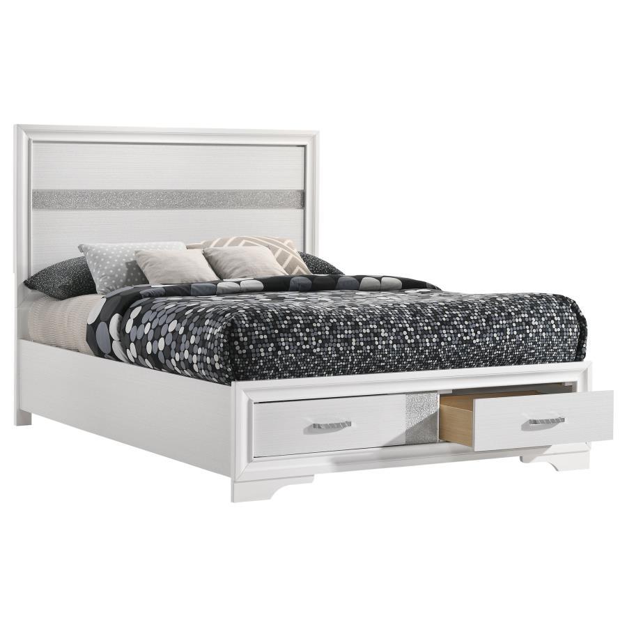 Miranda - Wood Storage Panel Bed by CoasterEveryday | Bel Furniture