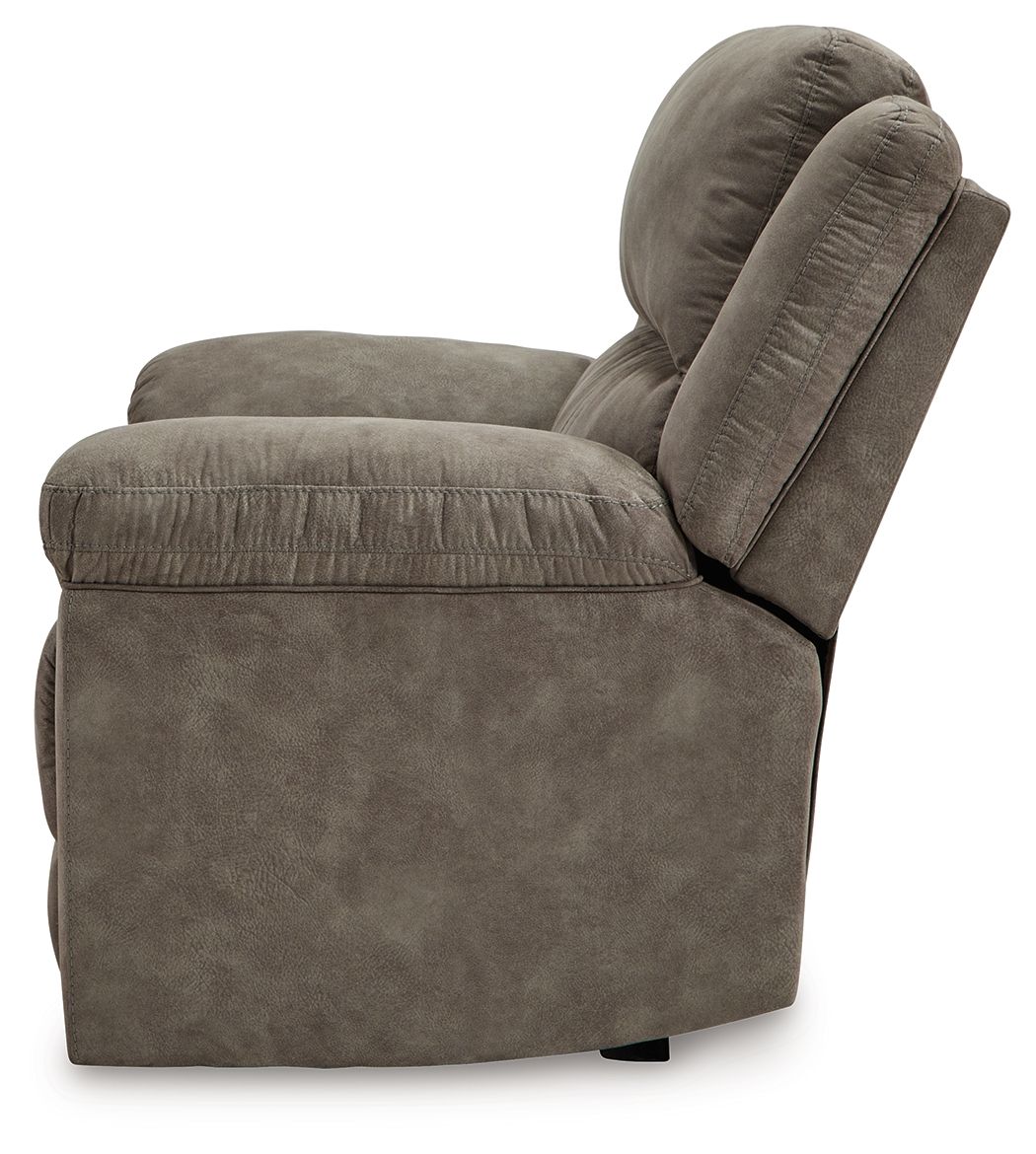 Laresview - Fossil - Zero Wall Wide Seat Recliner by Signature Design by Ashley® | Bel Furniture