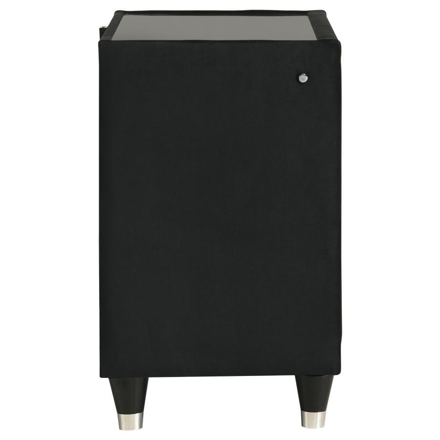 Lorient - 2-Drawer LED Nightstand With USB
