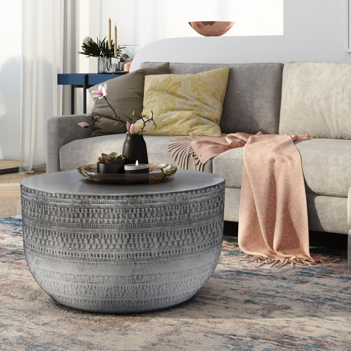Johnsen - Handcrafted Metal Coffee Table - view 7