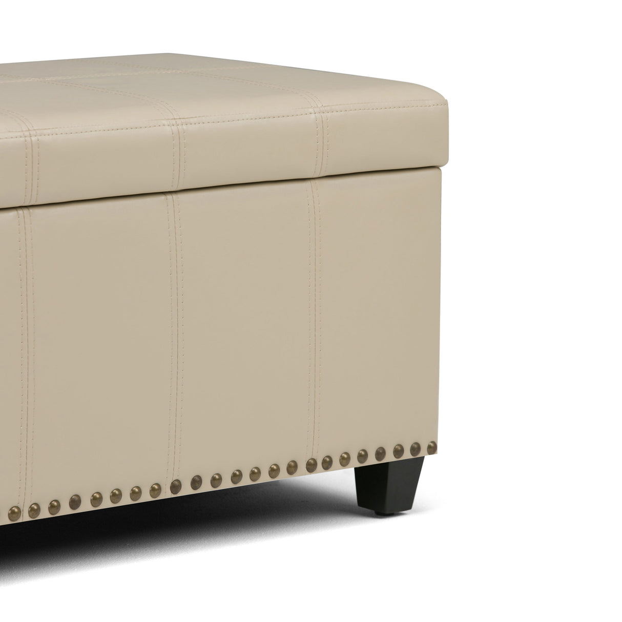 Amelia - Transitional Storage Ottoman Bench by Simpli-Home | Bel Furniture