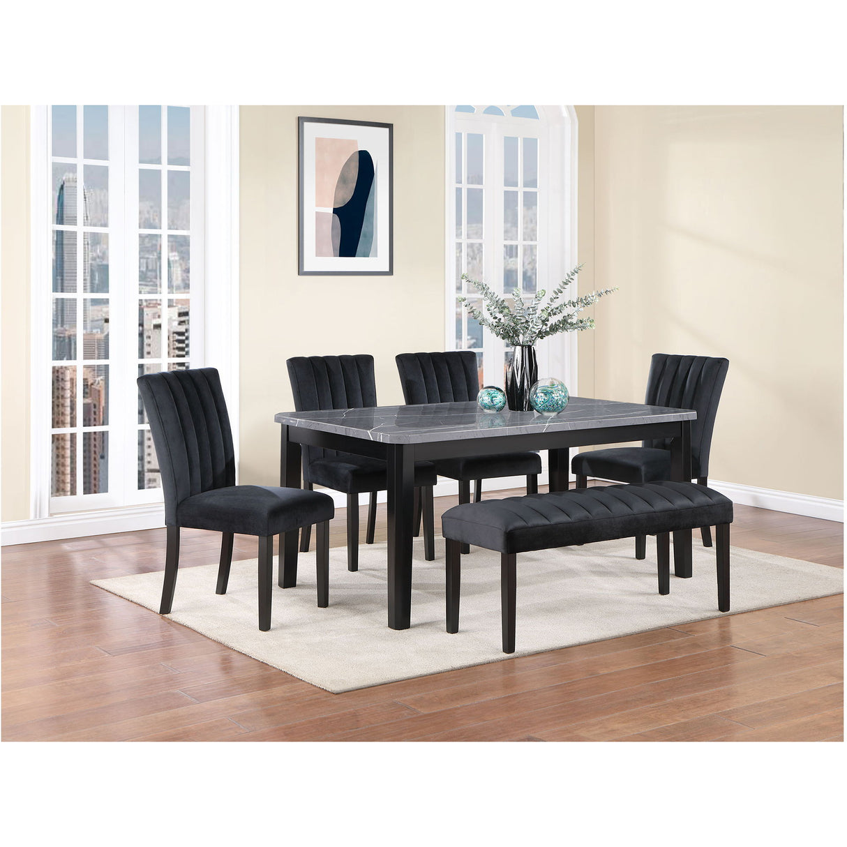 Vhong - Dining Chairs (Set of 2) - Black
