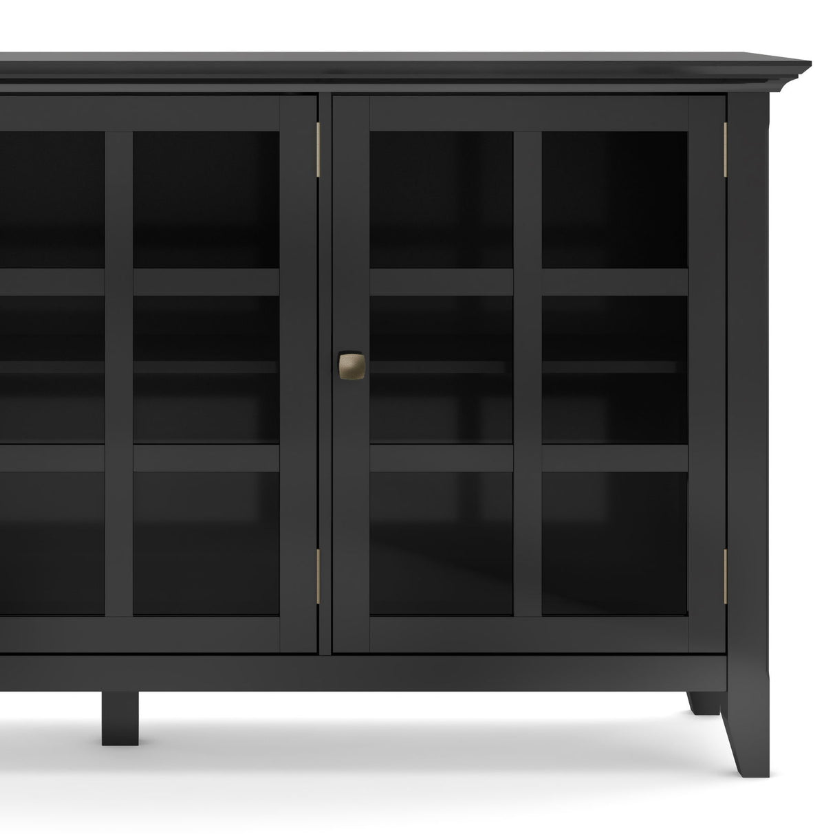 Acadian - Wide Storage Cabinet Handcrafted by Simpli-Home | Bel Furniture