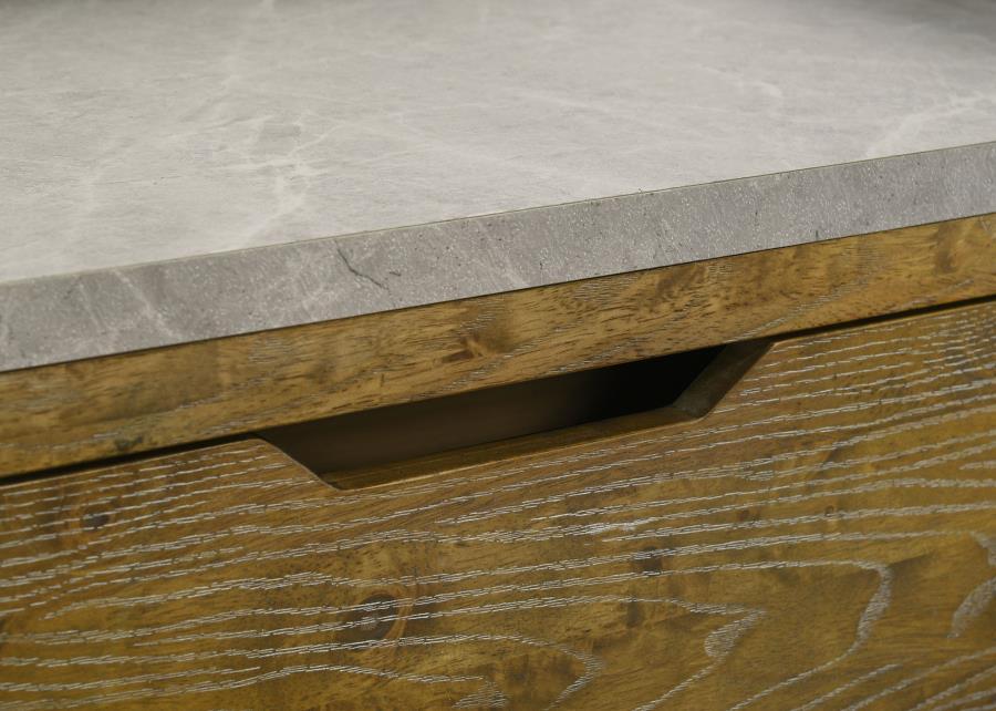 Henderson - 5-Drawer Bedroom Chest Of Drawers - Medium Oak