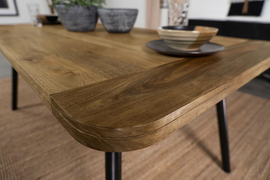 Maverick - Solid Wood Dining Table - Natural Mango by Coaster Fine Furniture | Bel Furniture