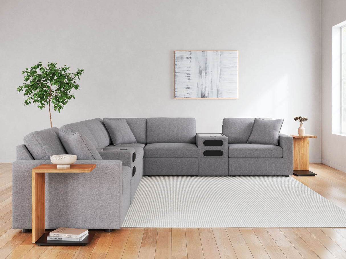 Modmax - Granite - Sectional by Signature Design by Ashley® | Bel Furniture