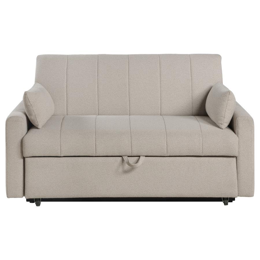 Portland - Boucle Upholstered Sleeper Sofa Bed by Coaster Fine Furniture | Bel Furniture