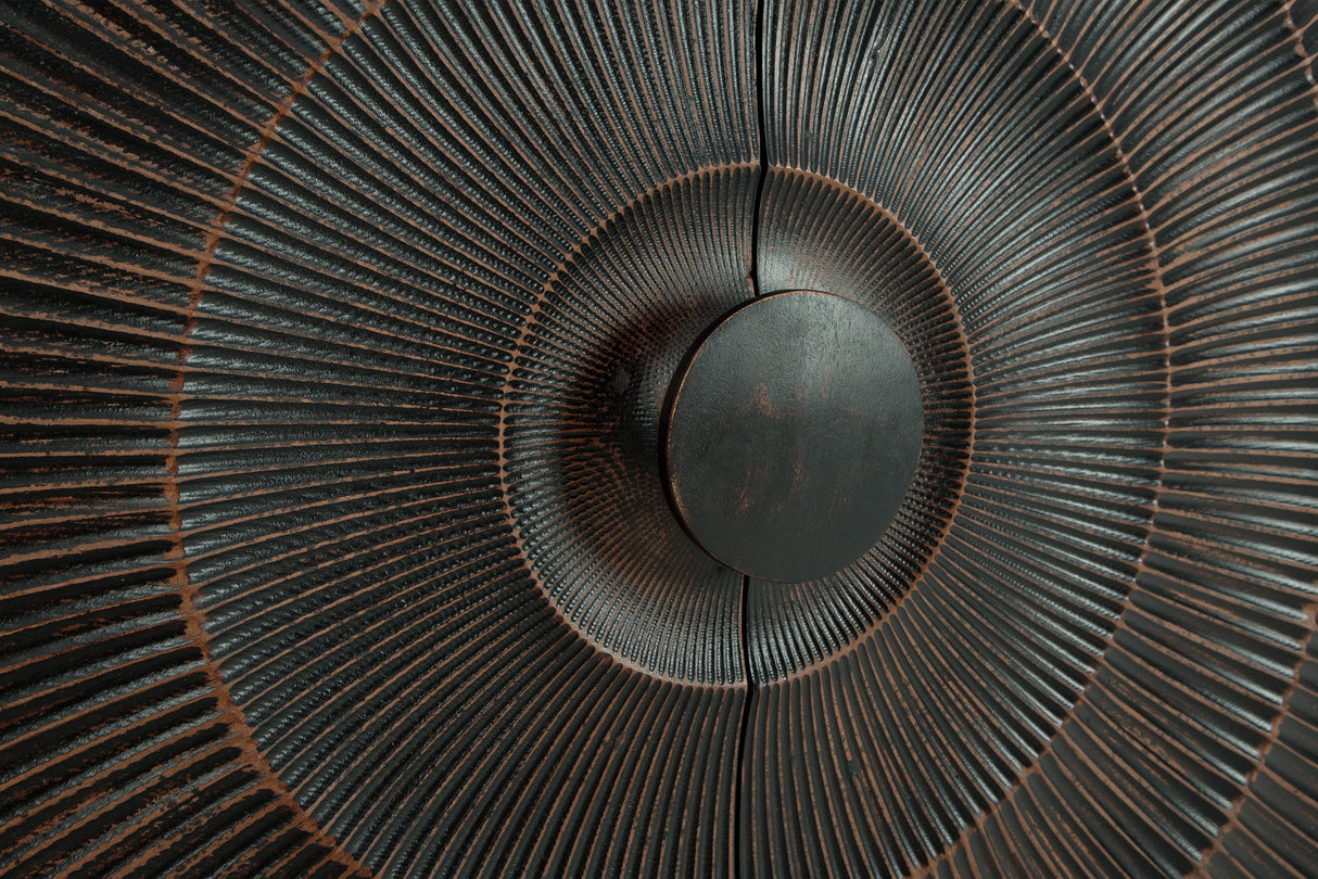 Fosterman - Distressed Black - Accent Cabinet by Signature Design by Ashley® | Bel Furniture